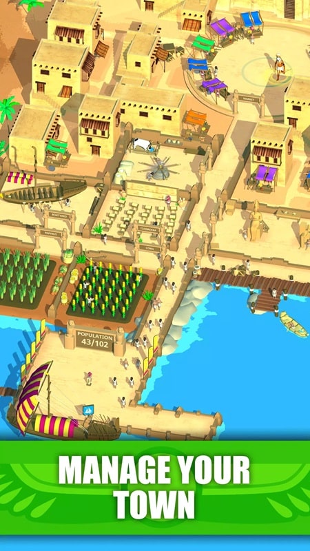 Idle Egypt Tycoon screenshot 1