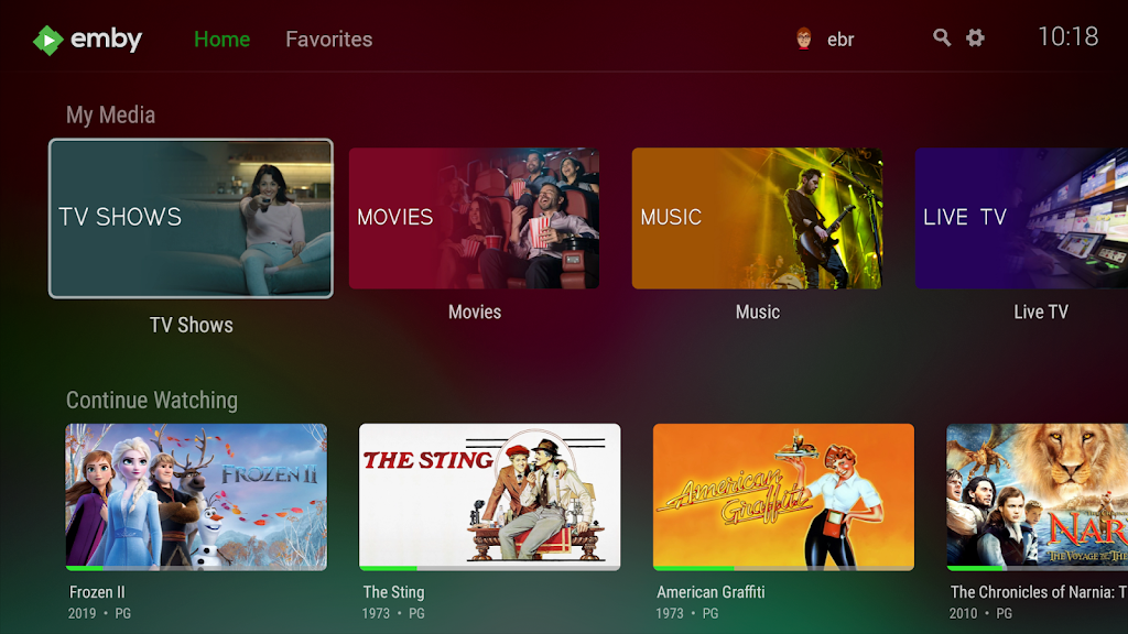 Emby for Android TV Mod screenshot 3