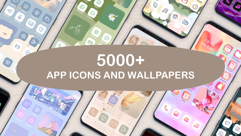 Themepack – App Icons, Widgets Mod screenshot 1