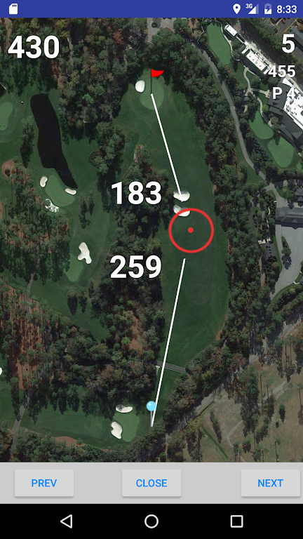 Golf GPS Range Finder &Yardage screenshot 1