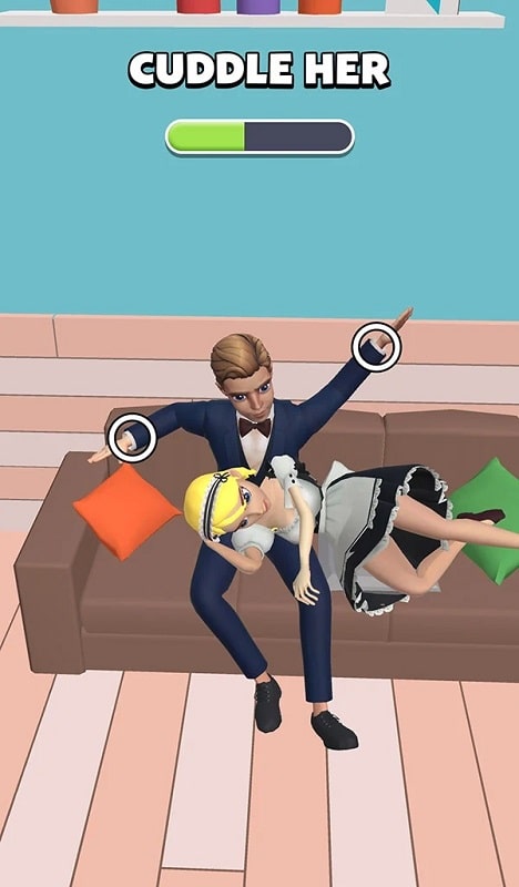 Couple Move: 3D Life Simulator screenshot 2