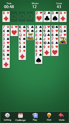 FreeCell Solitaire - Card Pro screenshot 2