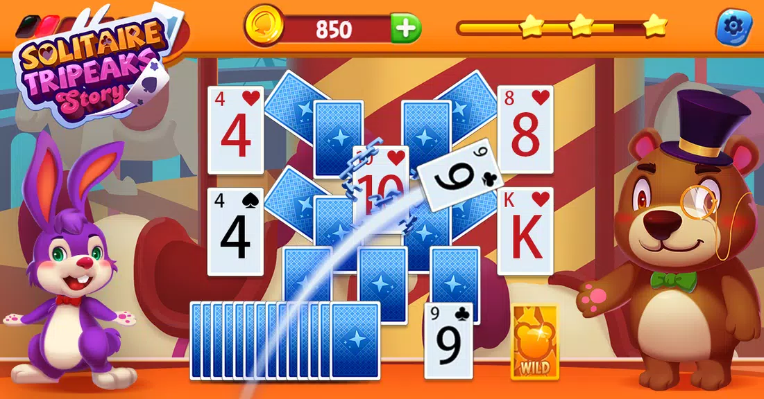 Solitaire Tripeaks Travel-card screenshot 3