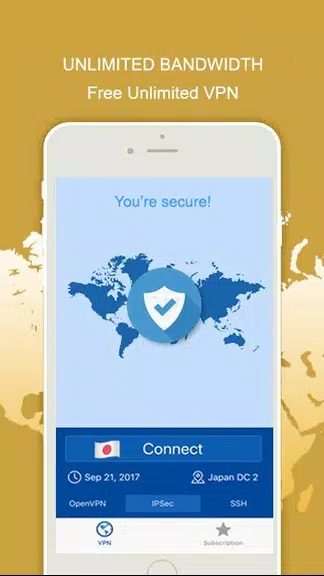 Free Hotspot Shield VPN Proxy Fast & Secure screenshot 1