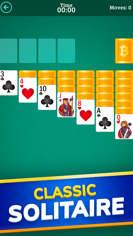 Bitcoin Solitaire - Get Real Bitcoin Free! screenshot 1