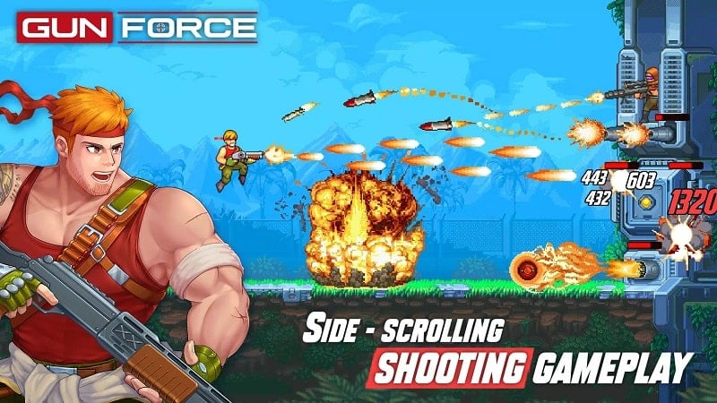 Gun Force screenshot 1