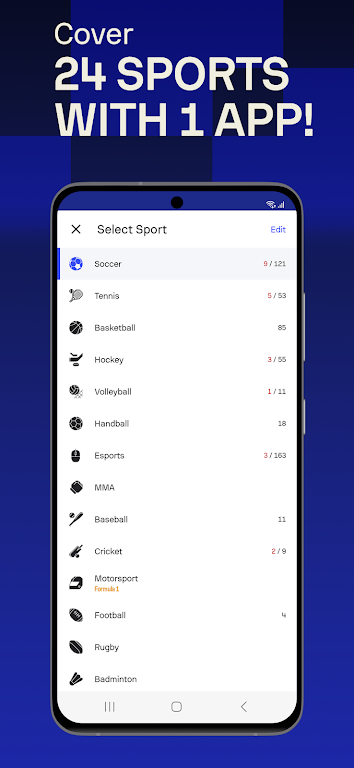 Sofascore – Sports Live Scores Mod screenshot 4