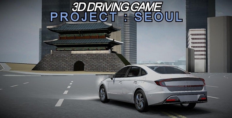 3D Driving Game Project:Seoul screenshot 1