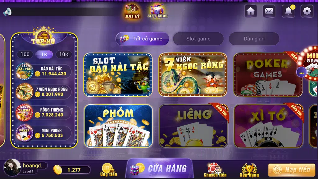 Ngon.Club – Game Bài Đổi Thưởng Mới Nhất 2018 screenshot 1