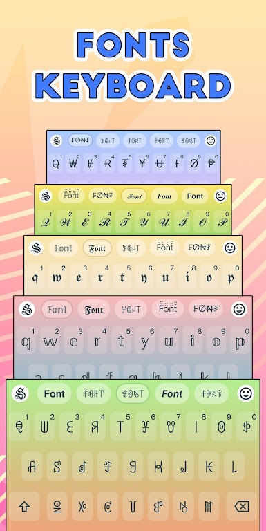 Stylish Text – Fonts Keyboard Mod screenshot 1