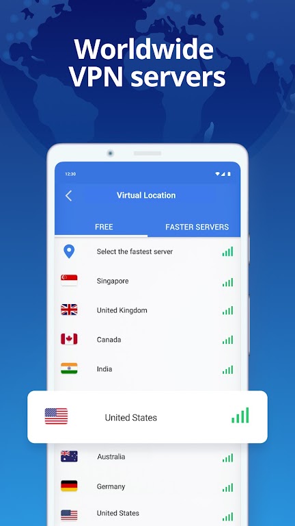 Snap VPN: Super Fast VPN Proxy Mod screenshot 1