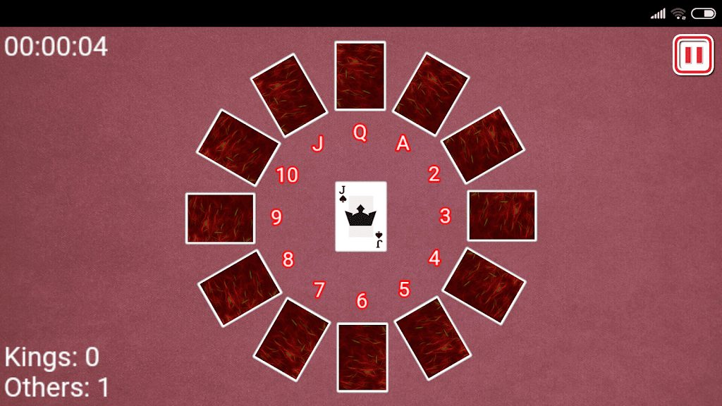 Clock Solitaire screenshot 1