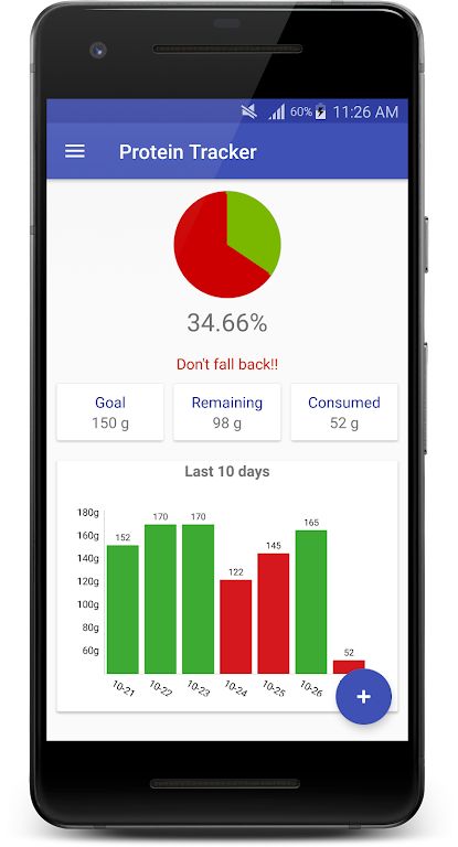 Protein Tracker screenshot 1