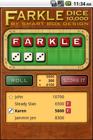 Farkle Dice - Free screenshot 3