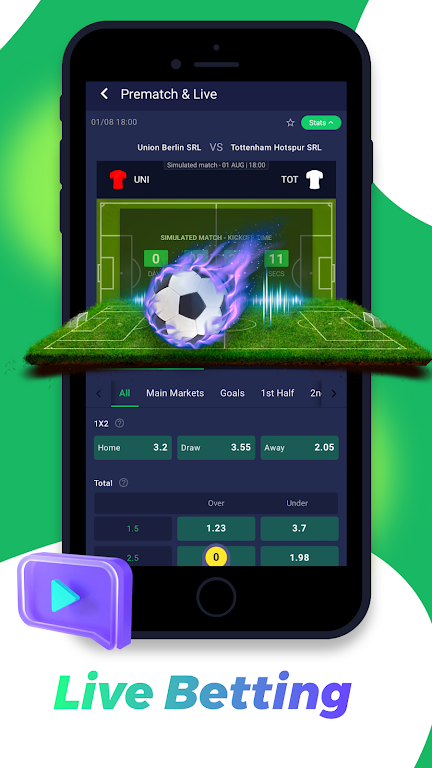 iLOTBet - Sports Betting&Games screenshot 1