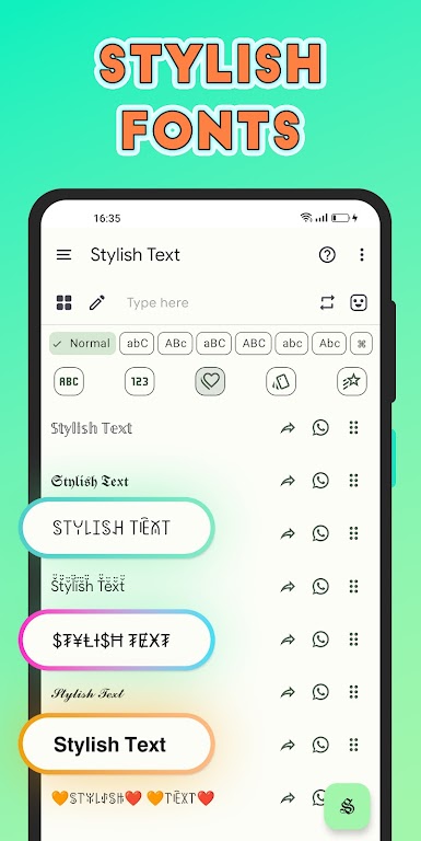 Stylish Text – Fonts Keyboard Mod screenshot 2