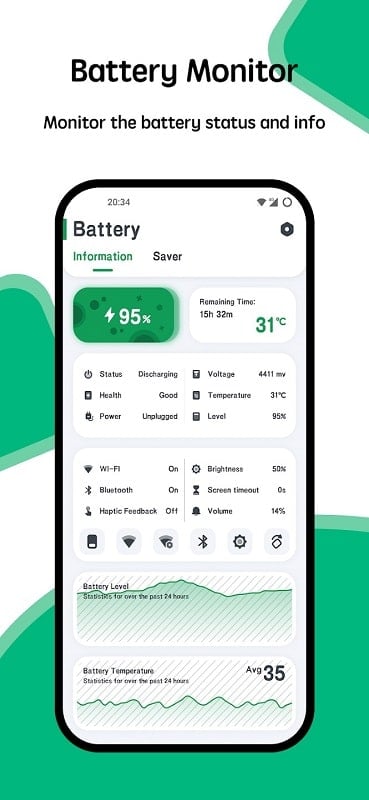 Battery Manager and Monitor Mod screenshot 2