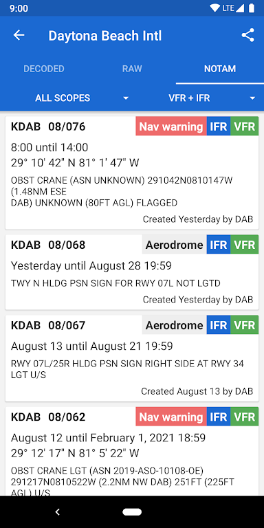 Avia Weather – METAR & TAF Mod screenshot 4