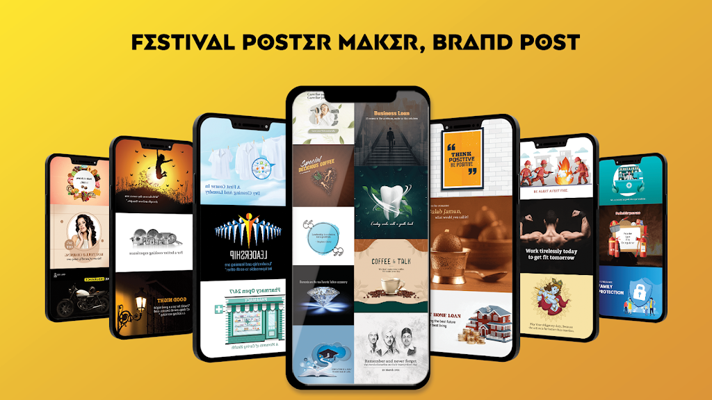 Festival Poster Maker & Brand Mod screenshot 1