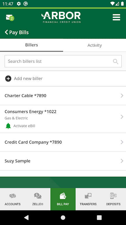 Arbor Financial Mobile Banking screenshot 3