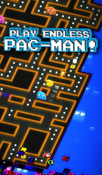 PAC-MAN 256 - Endless Maze Mod screenshot 1