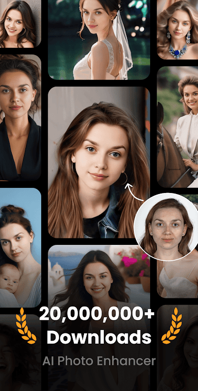 UpFoto – AI Photo Enhancer Mod screenshot 1