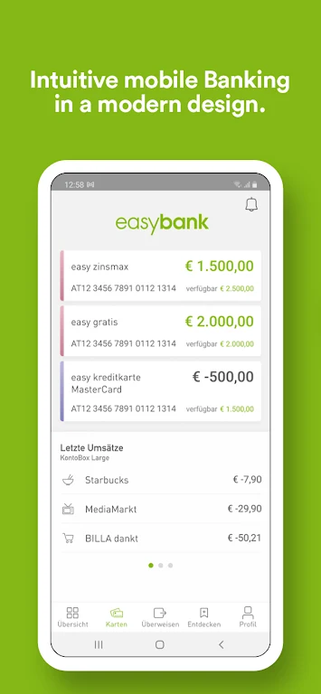 easybank App screenshot 3