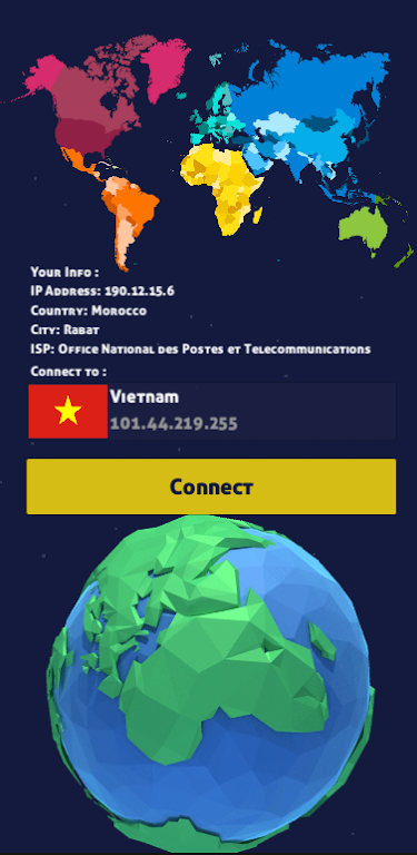 VPN Vietnam - IP for Vietnam screenshot 2