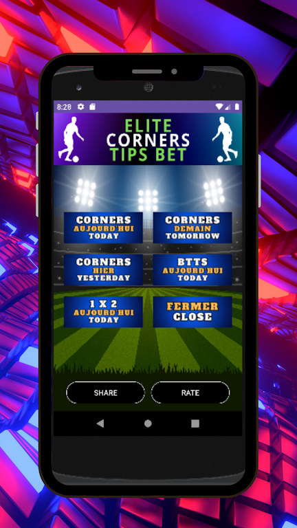 Elite corners tips bet screenshot 2