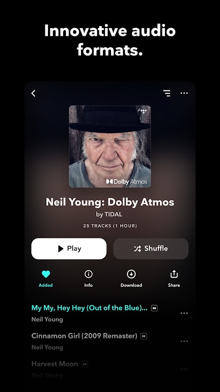 TIDAL Music: HiFi, Playlists Mod screenshot 3