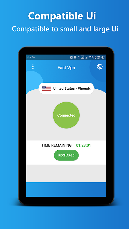 Fastvpn Free VPN Client 2020,VPN Master,smart vpn. screenshot 1