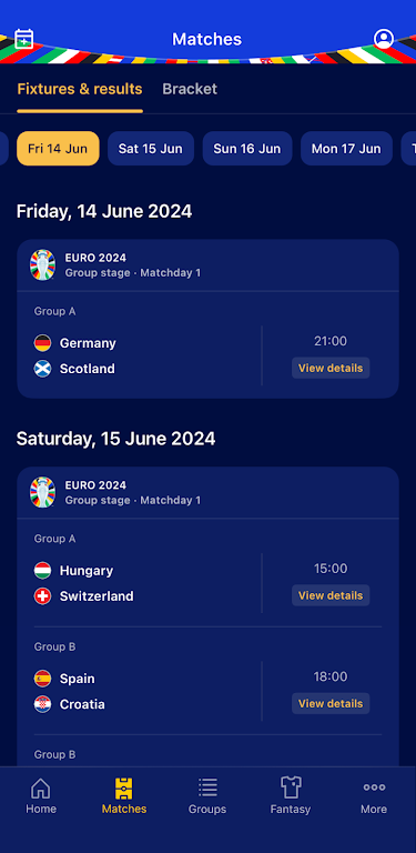 UEFA EURO 2024 Official screenshot 1