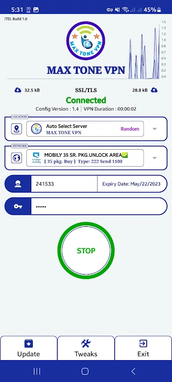 MAX TONE VPN screenshot 4