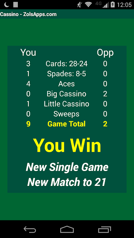 Cassino Card Game screenshot 2