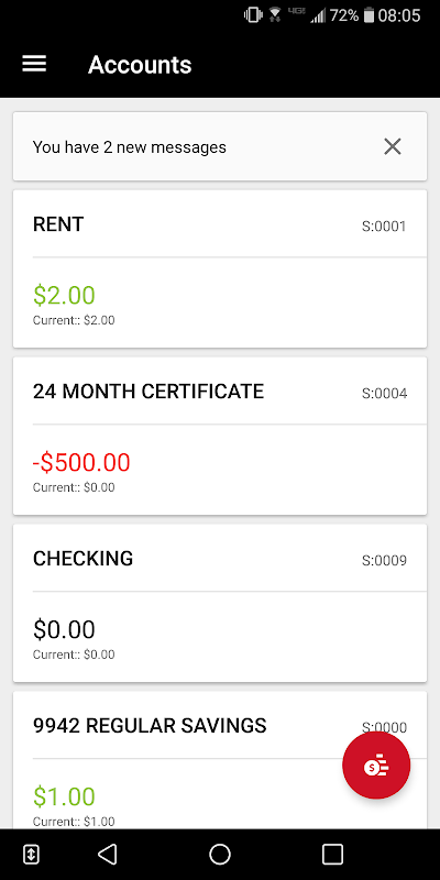 FFCCU Mobile Banking screenshot 1