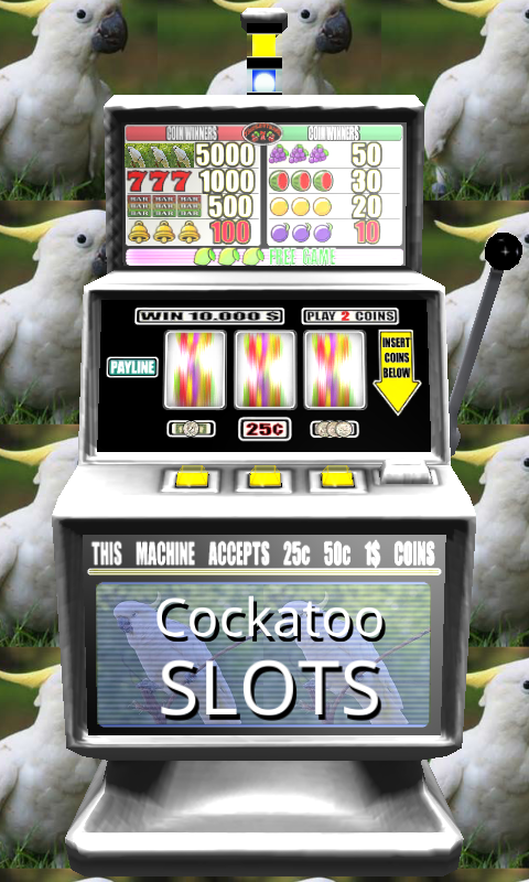 3D Cockatoo Slots - Free screenshot 1