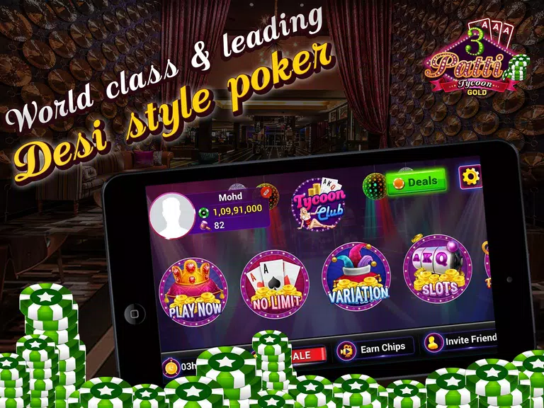 Teen Patti Tycoon Gold Indian Poker screenshot 1