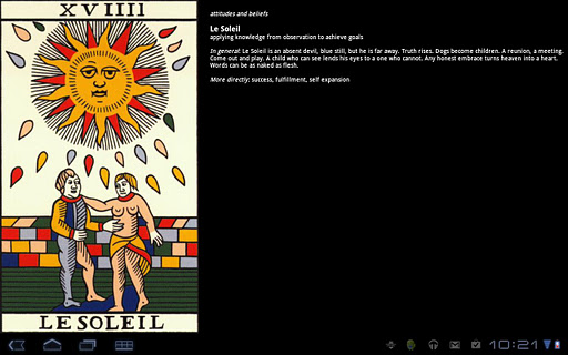 TarotBot Marseille:Noblet free screenshot 2