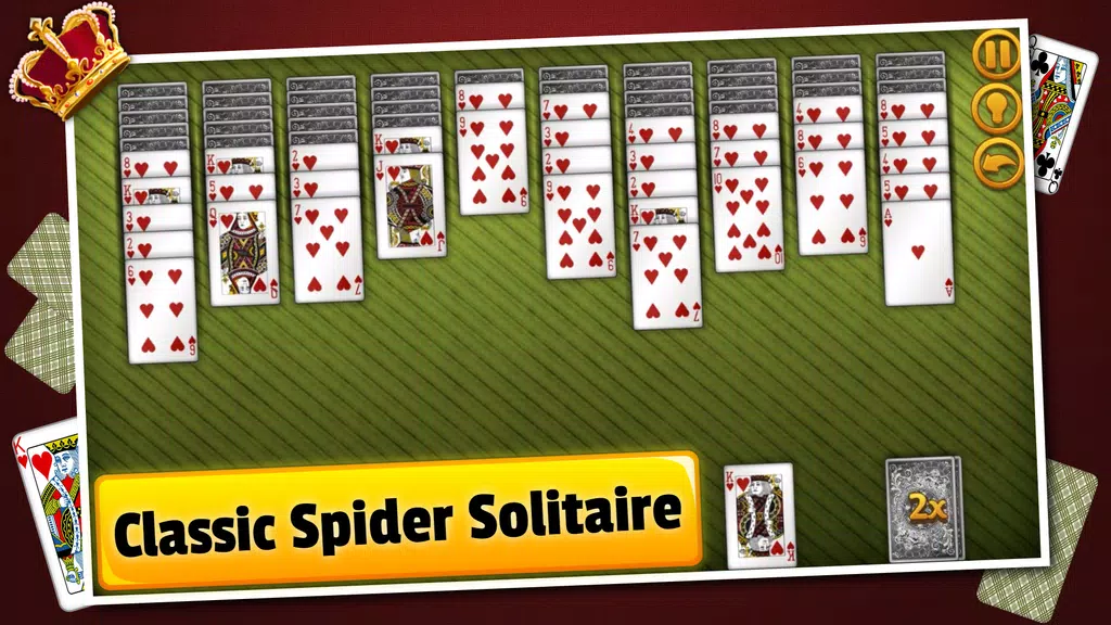 Classic Spider Solitare screenshot 1