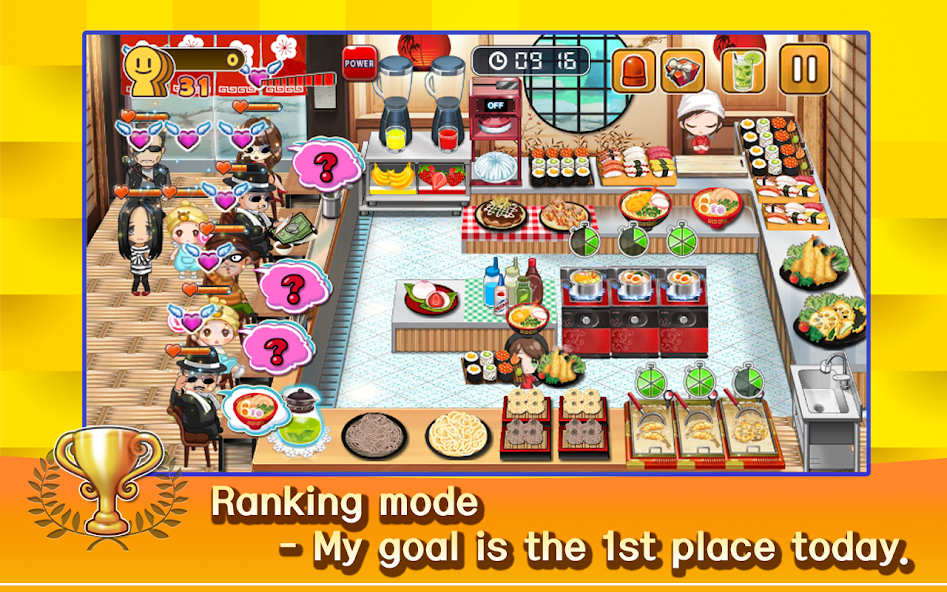 Cooking Sushi King Mod screenshot 4