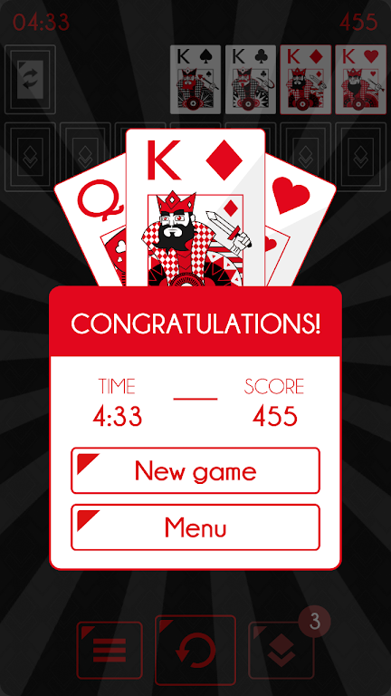 Solitaire - Klondike Redstone screenshot 3