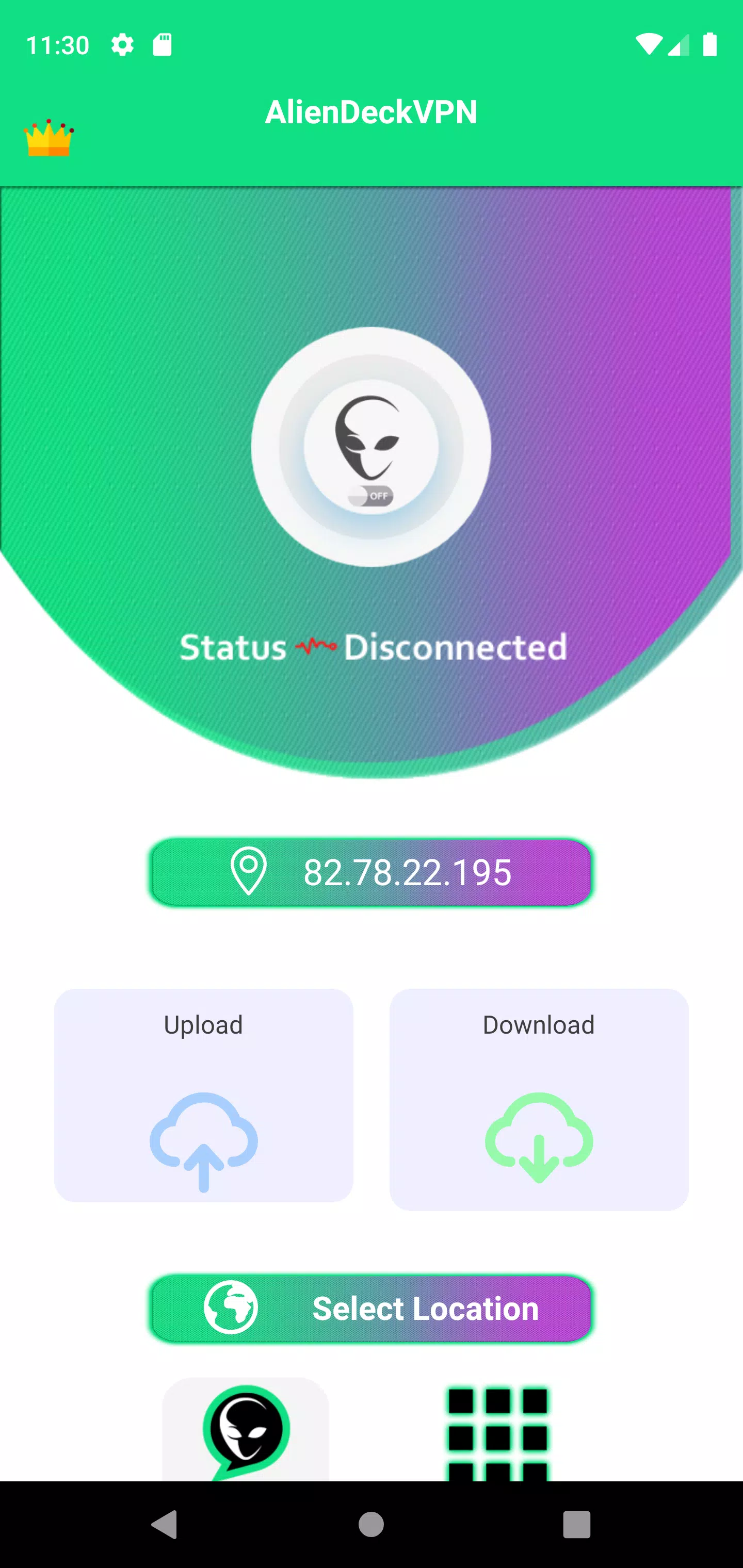 AlienDeckVPN - free & secure vpn screenshot 1