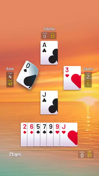 Classic Hearts - Card Game screenshot 4