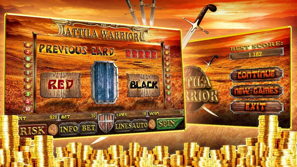 Attila Warrior slot screenshot 2