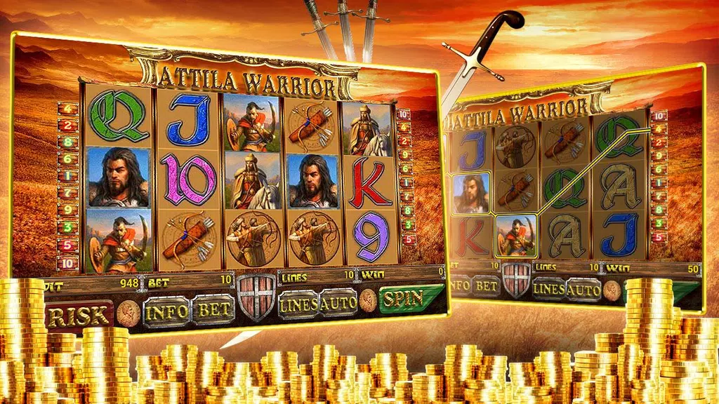 Attila Warrior slot screenshot 1