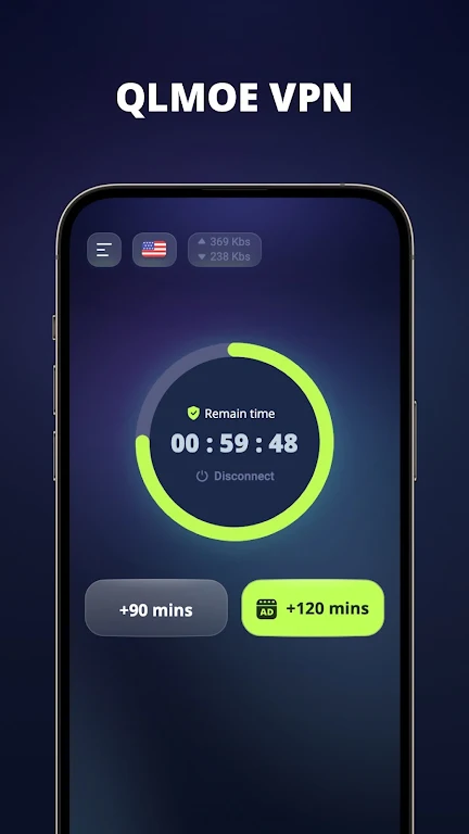QLMOE VPN - Privacy Protection screenshot 1