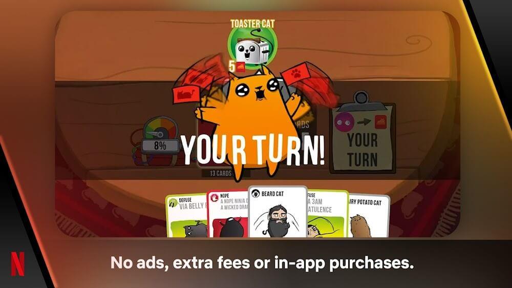 NETFLIX Exploding Kittens screenshot 1