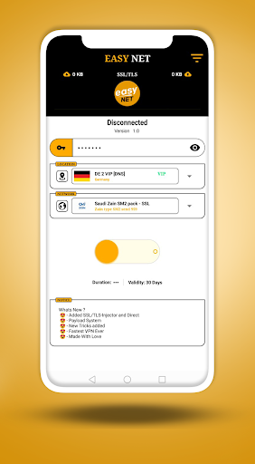 EasyNet VPN Free Data screenshot 3