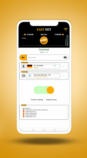 EasyNet VPN Free Data screenshot 1