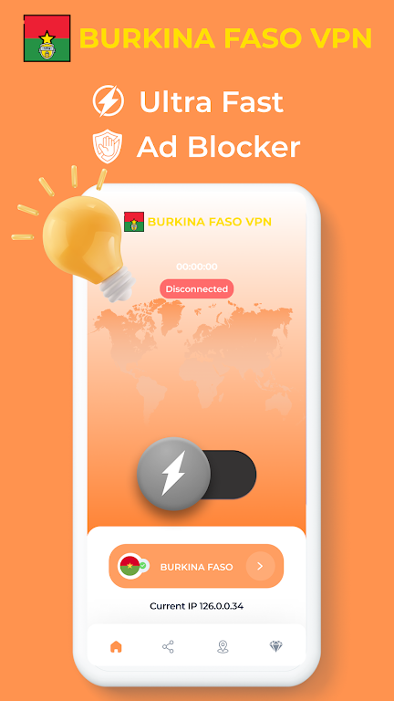 Burkina Faso VPN Private Proxy screenshot 2